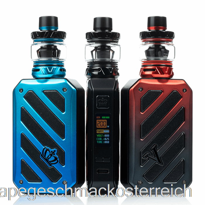 Uwell Crown 5 200W Starterkit Schwarzer Vape-Geschmack